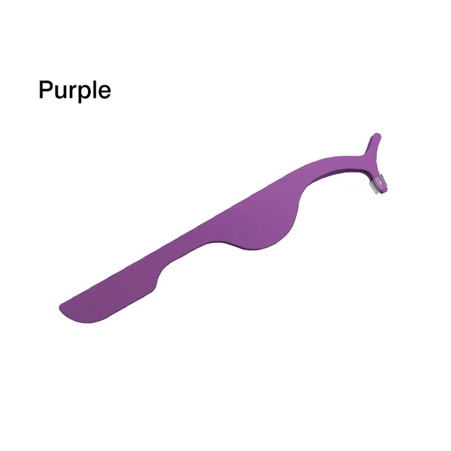PURPLE Mangodot Make Up магнитные бигуди для ресниц 5 шт. накладные Пинцет для ресниц инструмент для красоты норковый Пинцет для ресниц s зажим для глаз - Цвет: PURPLE