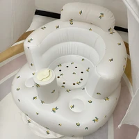 multifunctional infant inflatable sofa childrens puff portable bath chair pvc inflatable seat infant feeding chair puff