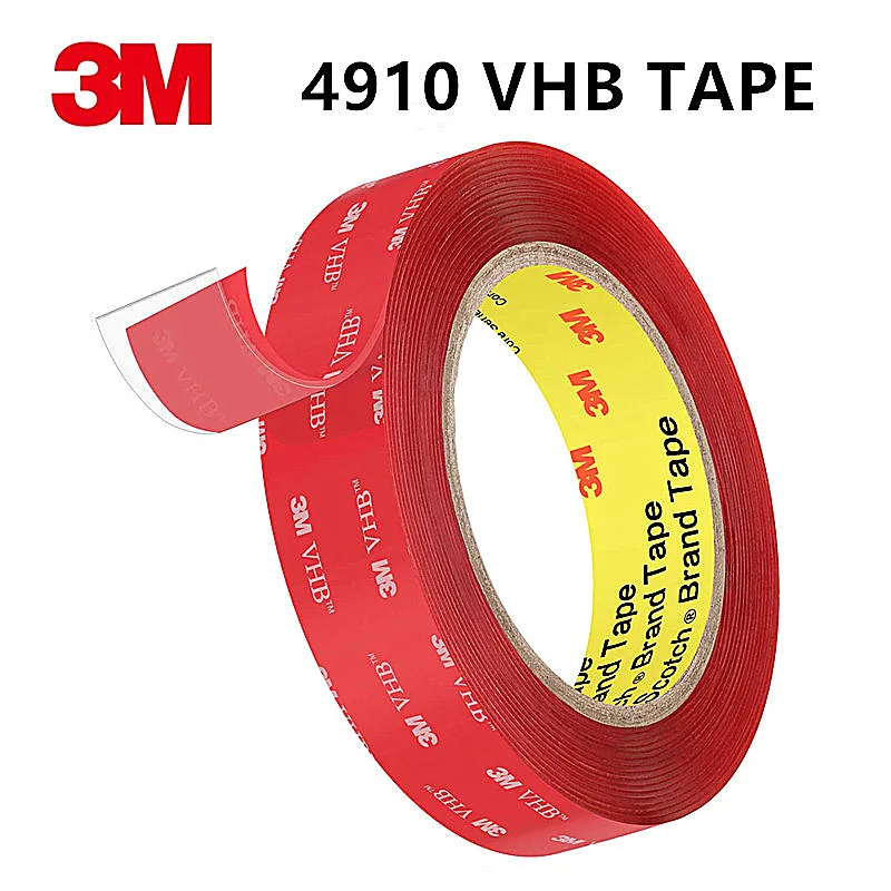 

3M VHB Acrylic Double Sided Adhesive Foam Tape Heavy Duty Transparent Trackless Scotch Nano Tape For Car, DIY Crafts, Home Deco