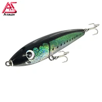 as trolling stick baits 65g100g140g bkk treble hooks topwater wooden gt tuna lure pencil boat artificial bait fishing tackle