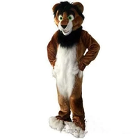 halloween brown husky fox dog mascot costume fursuit suits cosplay party game dress outfits clothing carnival xmas easter adults