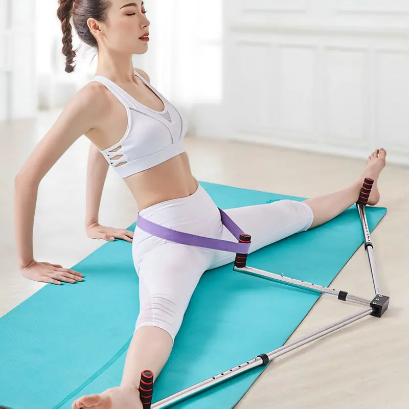 구매 3 바 스테인레스 스틸 다리 스트레칭 기계, 홈 체육관 운동 휴대용 유연성 훈련 도구