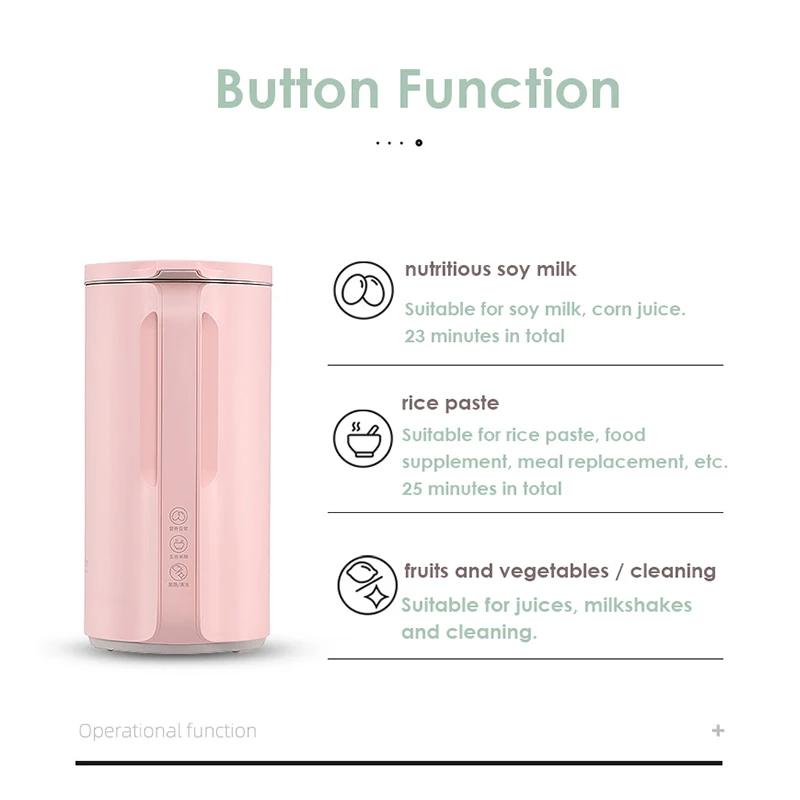 Mokkom Электрический Еда блендер для завтрака рисовое прибор приготовления соевого
