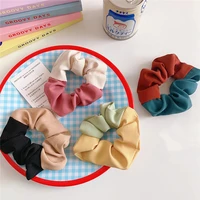 woman fashion scrunchies polyester hair ties rope girls ponytail holders rubber band elastic hairband hair accessories fashion