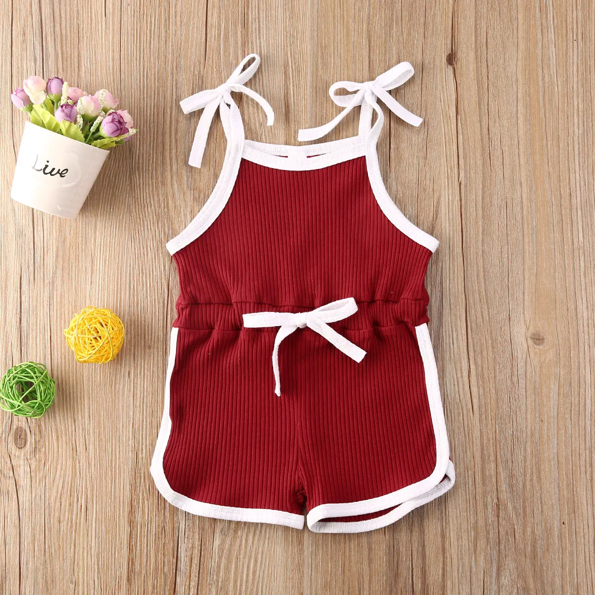 2020 однотонный ребристый комбинезон для новорожденных девочек комбинезоны без