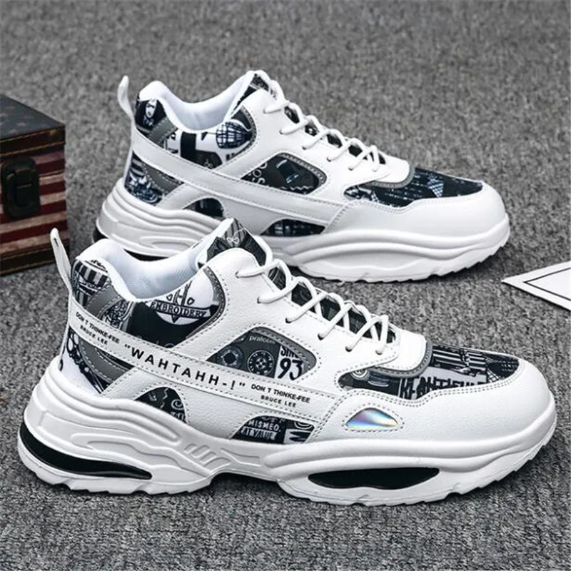 

Mesh men's shoes 2021 new breathable running casual shoes men fashion comfortable sports mens bottom platform sneakers shoes