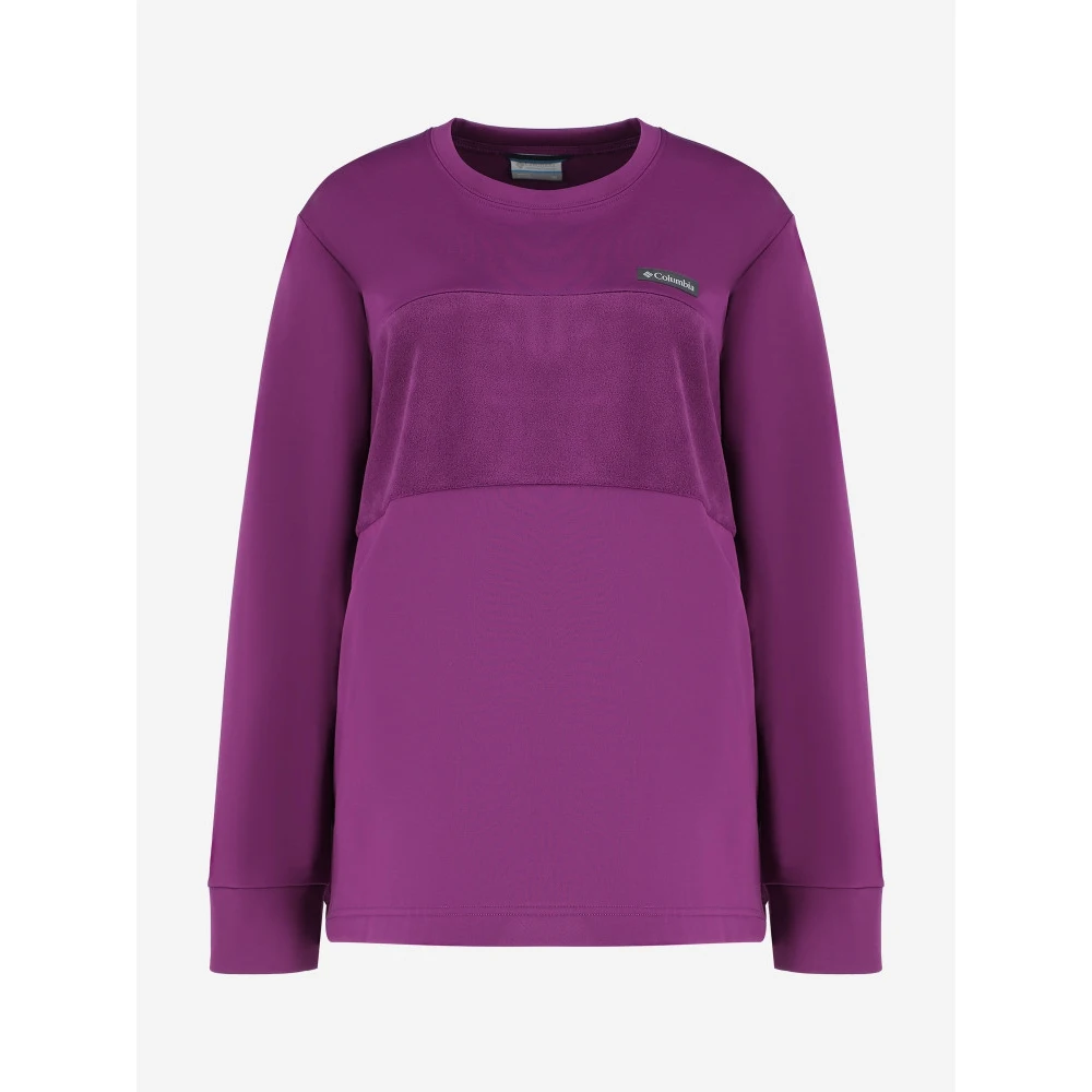 Джемпер флисовый женский columbia river plus size фиолетовый | Свитера