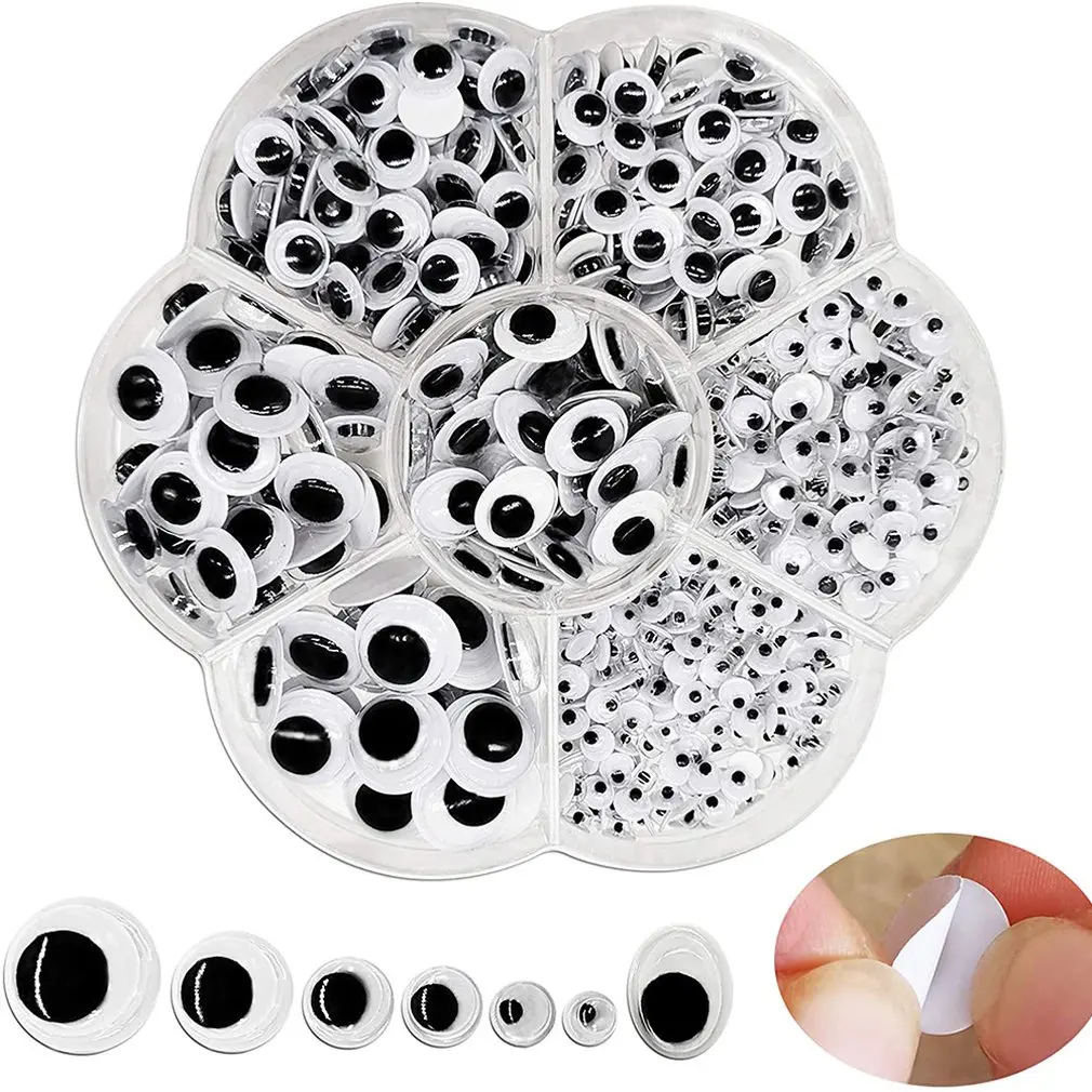 Самоклеящиеся гигантские озорные глаза для поделок детские игрушки рукоделия