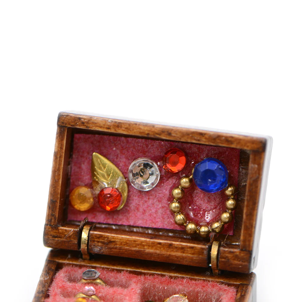 Мини кукольный домик Ретро Роскошный чехол для макияжа шкатулка ювелирных