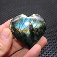 70 hot sale heart shape moonstone labradorite healing quartz faux gemstone jewellery pendant