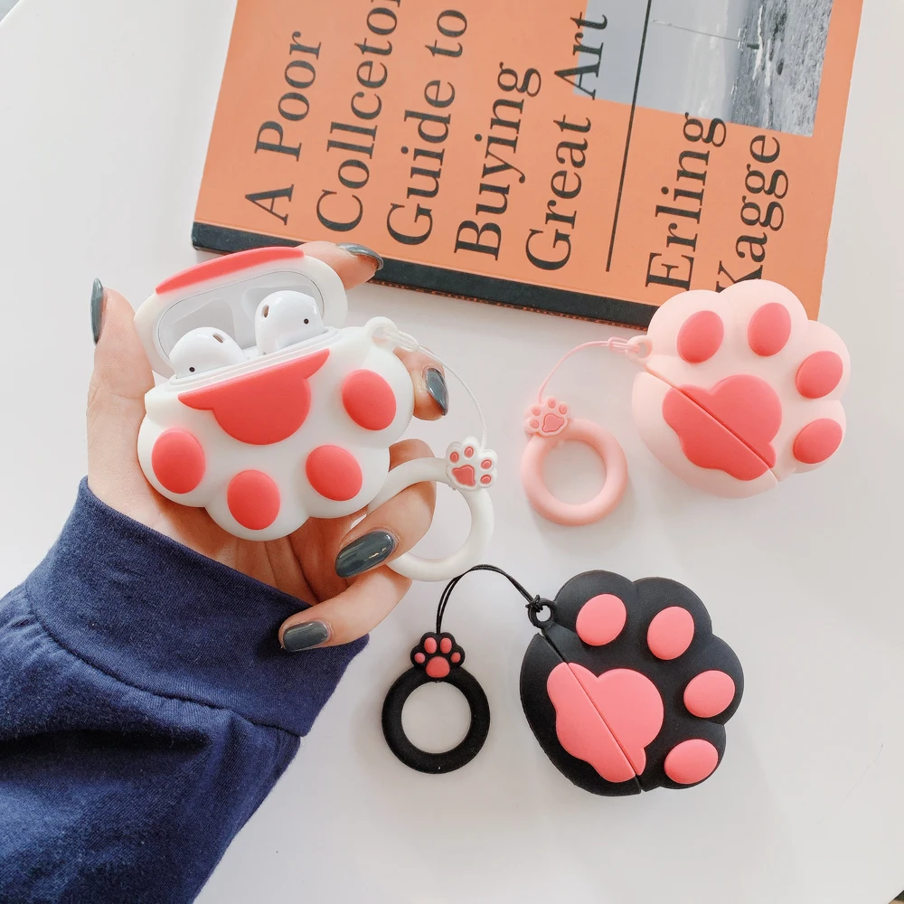 Чехол для наушников CHIPAL Japan Lucky Cat Claw Night Owl Bulldog чехол s AirPods силиконовый Air