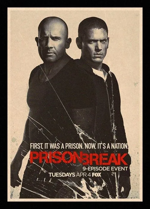 Прекрасный JL Побег в тюрьме Wentworth Miller Ретро постеры крафт настенная бумага