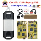 Can Clip V207 для Renault AN2131QC, Золотая печатная плата, полный чип, программатор OBD2, автомобильный диагностический инструмент, интерфейс для 1998-2019 Reprog V191