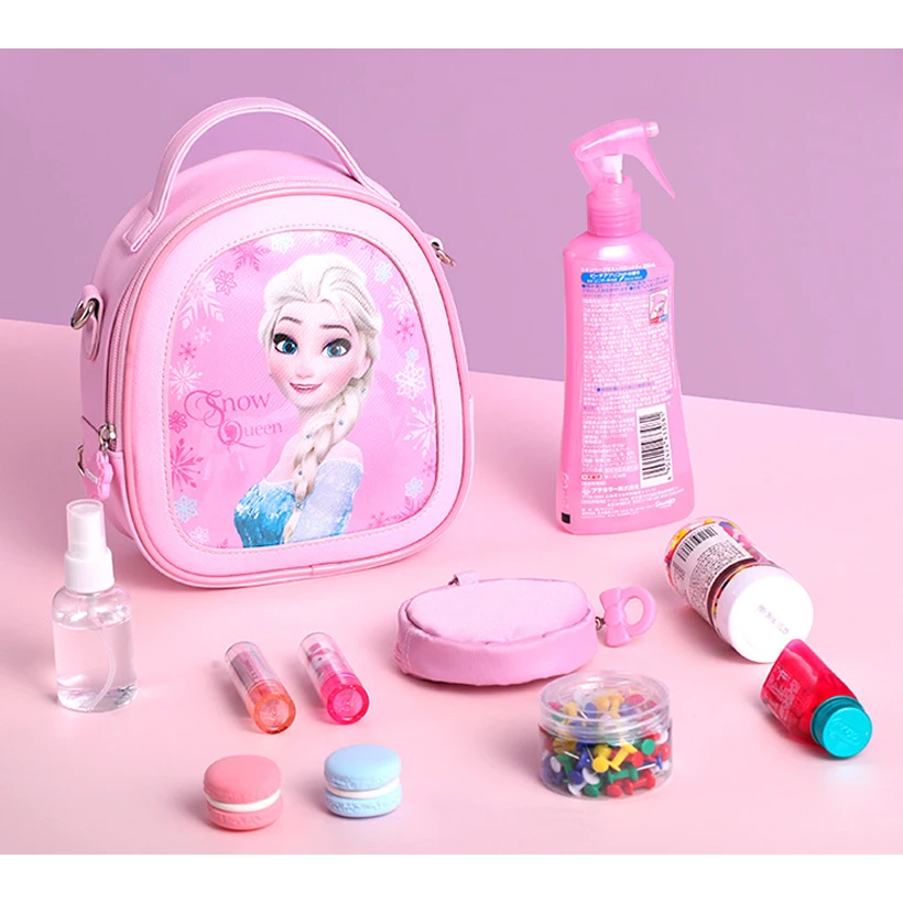 

Disney Frozen Backpack Children Elsa Princess Pink Fashion Messenger Bag Blue Backpack Cute Handbag Storage Bag