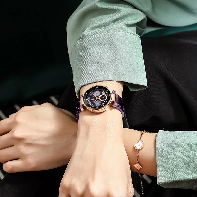 

REWARD New Silver Watch Women Watches Ladies Creative Steel Women's Bracelet Watches Female Waterproof Clock Relogio Feminino