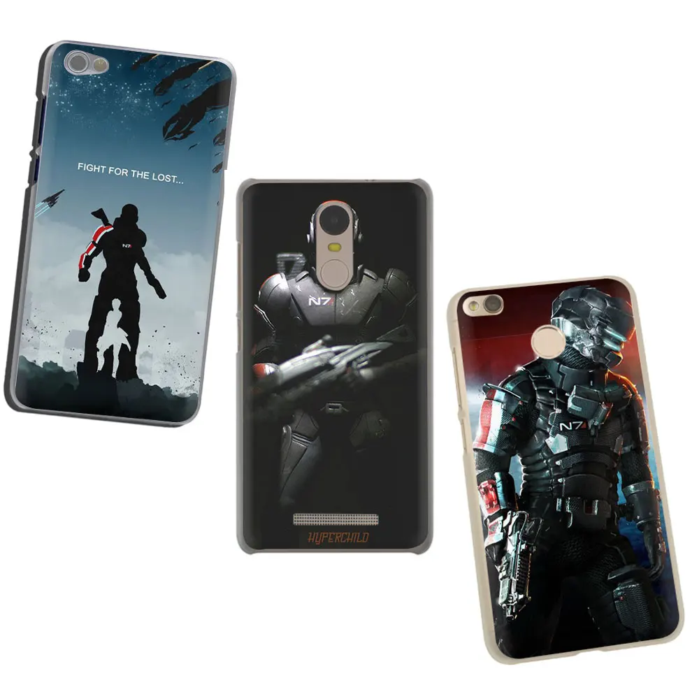 EWAU Mass Effect N7 жесткий чехол для телефона для Xiaomi Redmi Note 4 4X5 6 7 8 pro 5A Prime