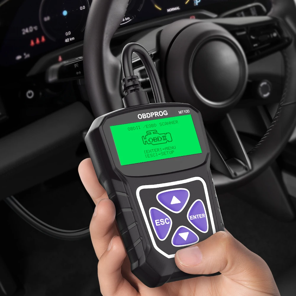 OBDPROG MT100 OBD2 Scanner Professional Auto EOBD Engine Analyzer Multi-Language Code Reader Car Diagnostic Tools | Автомобили и