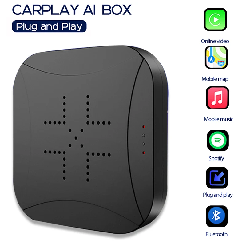 

Автомобильный мультимедийный плеер Carplay, беспроводной адаптер для Android, автоматическое подключение, USB подключение и использование для Audi, ...