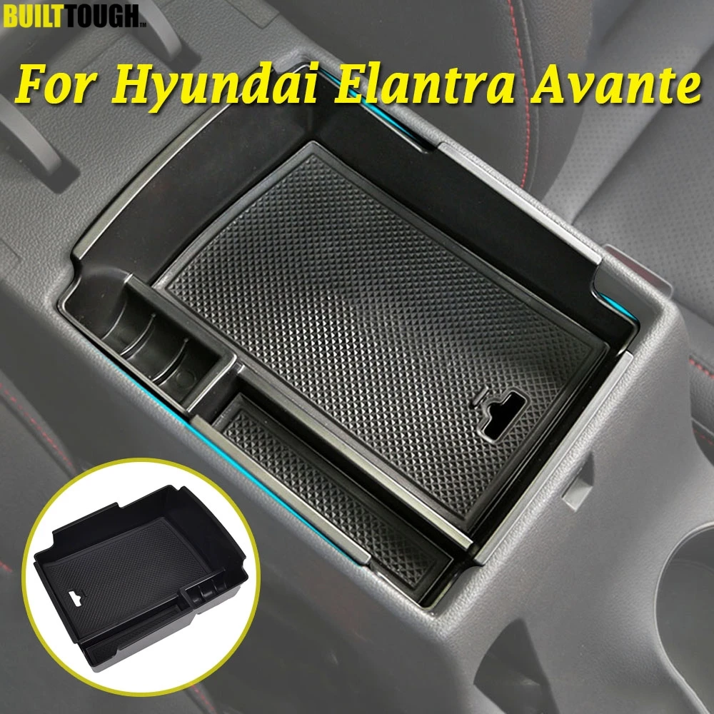 Подлокотник коробка для хранения для hyundai Elantra Avante центральная консоль перчаточный лоток автомобильный Органайзер