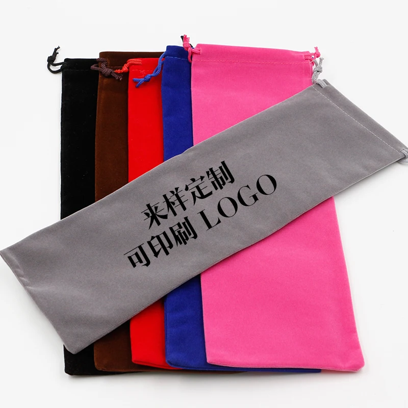 

100 шт., высококачественные бархатные подарочные пакеты для ювелирных изделий на шнурке для хранения ожерелий и духов и упаковки (50 шт. каждого размера в 4 цветах)