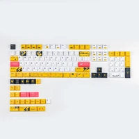 128 keysset pbt 5 sides dye sublimation keycaps for mx switch mechanical keyboard gaming key caps cherry profile