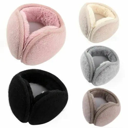 

Unisex Earmuffs Winter Warmer Thicken Plush Fluffy Ear Muffs Solid Earlap Solid Headband Alert Girls Ear Muffs Warmer