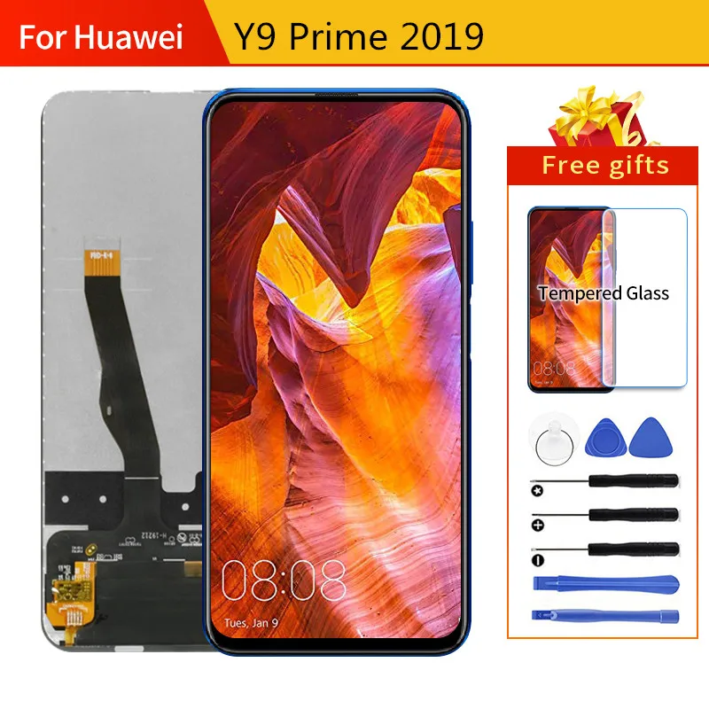 Дисплей для huawei Y9 Prime 2019 ЖК экран 6 59 &quotсменная стеклянная панель оригинальная