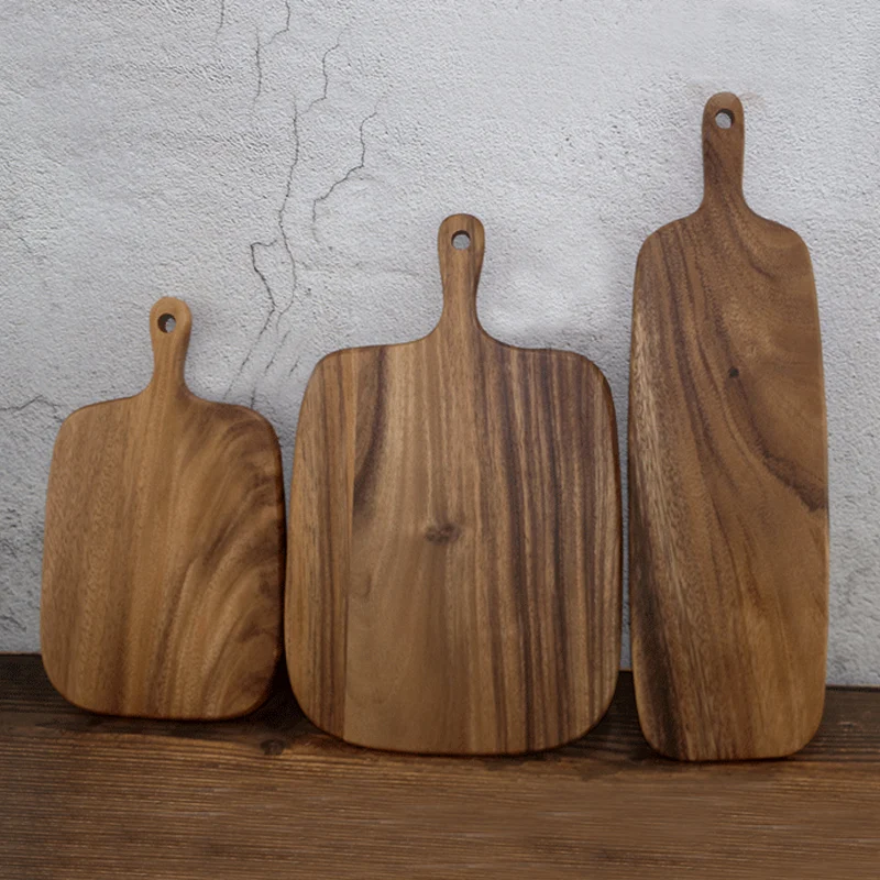 Разделочная доска из черного ореха кухонный разделочный блок деревянная для