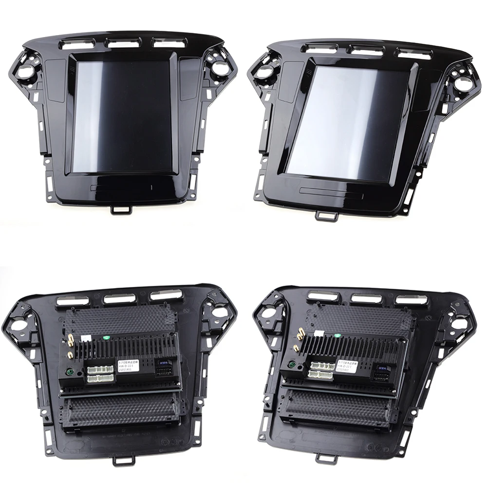 sinosmart tesla style car gps multimedia navigation player for ford mondeo mk4 radio 2007 2014 8 core voice control andriod 10 0 free global shipping