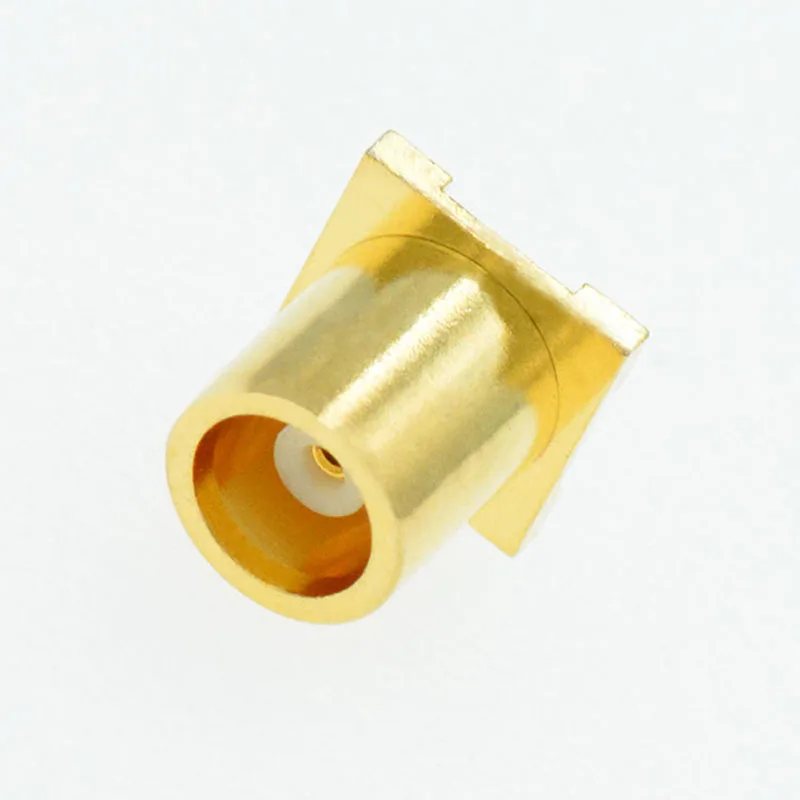 Коннектор MCX Female Jack крепление на печатную плату пайкой SMD SMT прямой RF коаксиальный 1 шт.