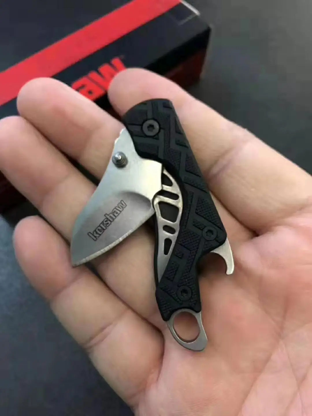 Kershaw 1025 Мини карманный складной нож D2 лезвие авиационная алюминиевая ручка outddor Кемпинг Рыбалка охотничий ключ нож EDC инструмент