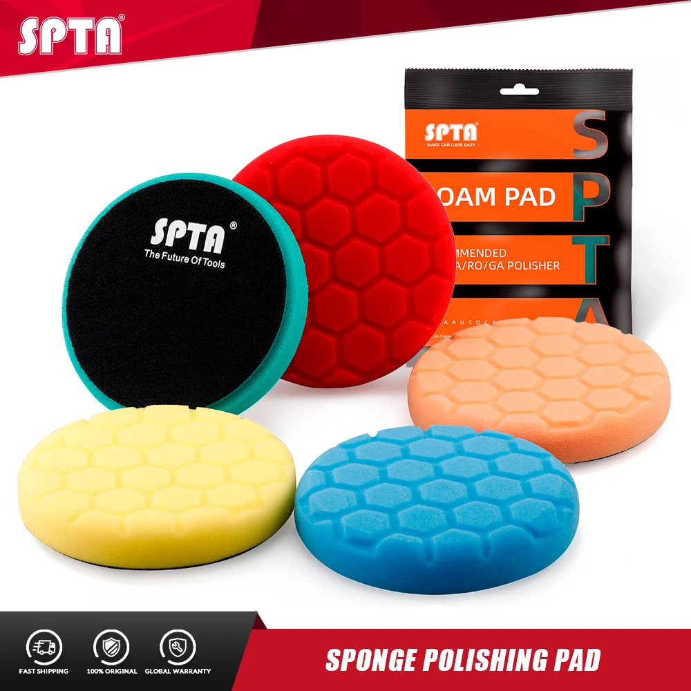 (Распродажа) SPTA 3 &quot(80 мм)/5&quot(125 мм)/6 &quot(150 мм) автомобильные полировальные колодки