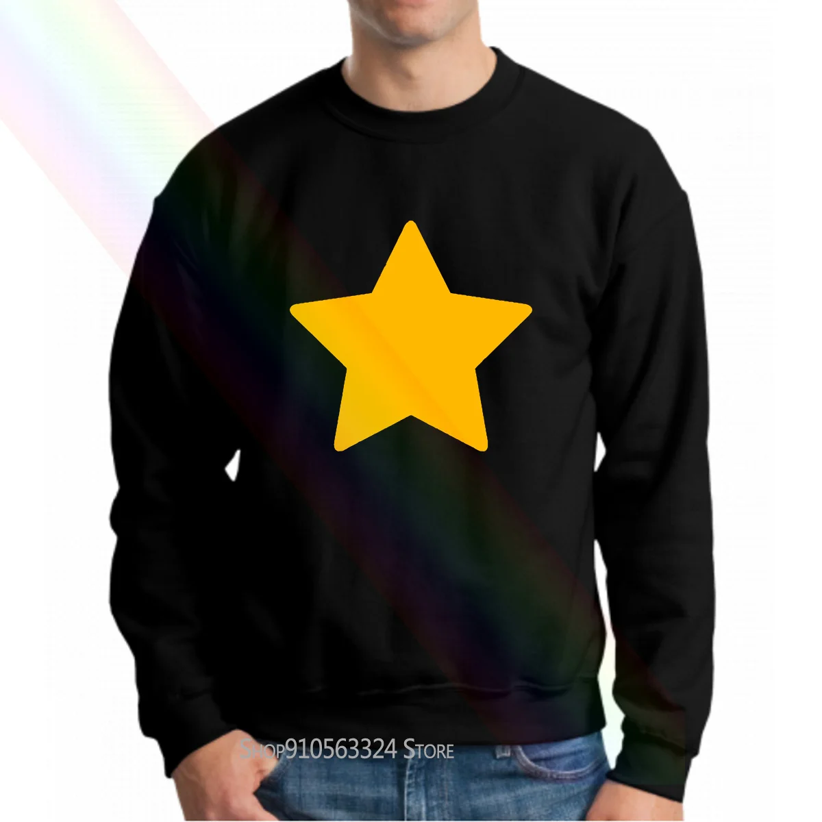 Толстовка Steven Universe желтая со звездами для взрослых комедия красная мужчин и