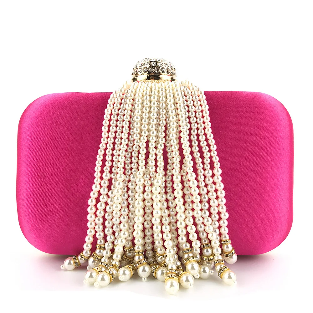 

XIYUAN Vintage Women Beaded Evening Bags Wedding Cocktail Laides Metal Clutches shoulder Bag Chain Shoulder Purses and Handbags