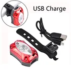 USB Перезаряжаемые задний велосипедный фонарь Водонепроницаемый яркий светодиодный Безопасность велосипед свет велосипед аксессуары Luz Bicicleta #40