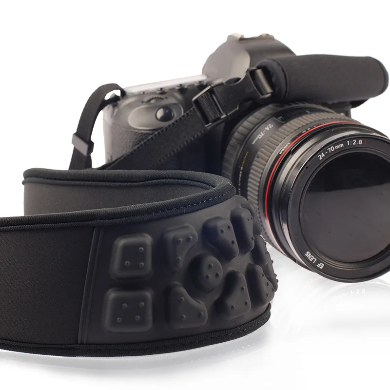Удобный Черный Быстрый шутер плечевой ремень для камеры Мягкий декомпрессионный