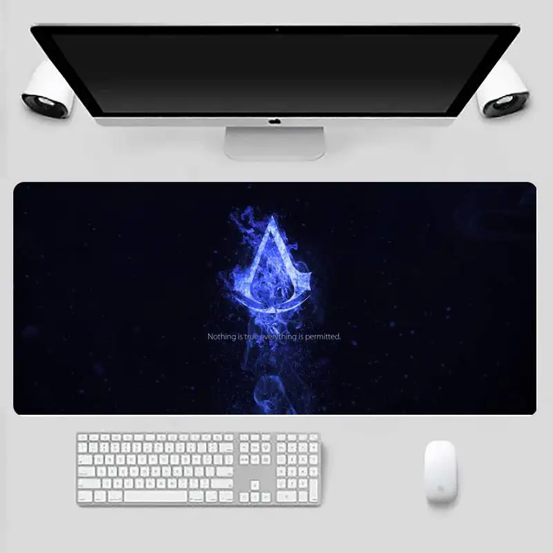 

Assassins Creed Symbol Rubber PC Computer Gaming Table Protect Game Office Work Mouse Mat pad X XL Non-slip Laptop Cushion