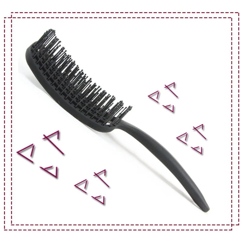 

Massage Comb Hair Brush Wide Tooth Brush Scalp Massage Comb Fluffy Hairdressing Big Curved Comb for Hair Styling Accessories