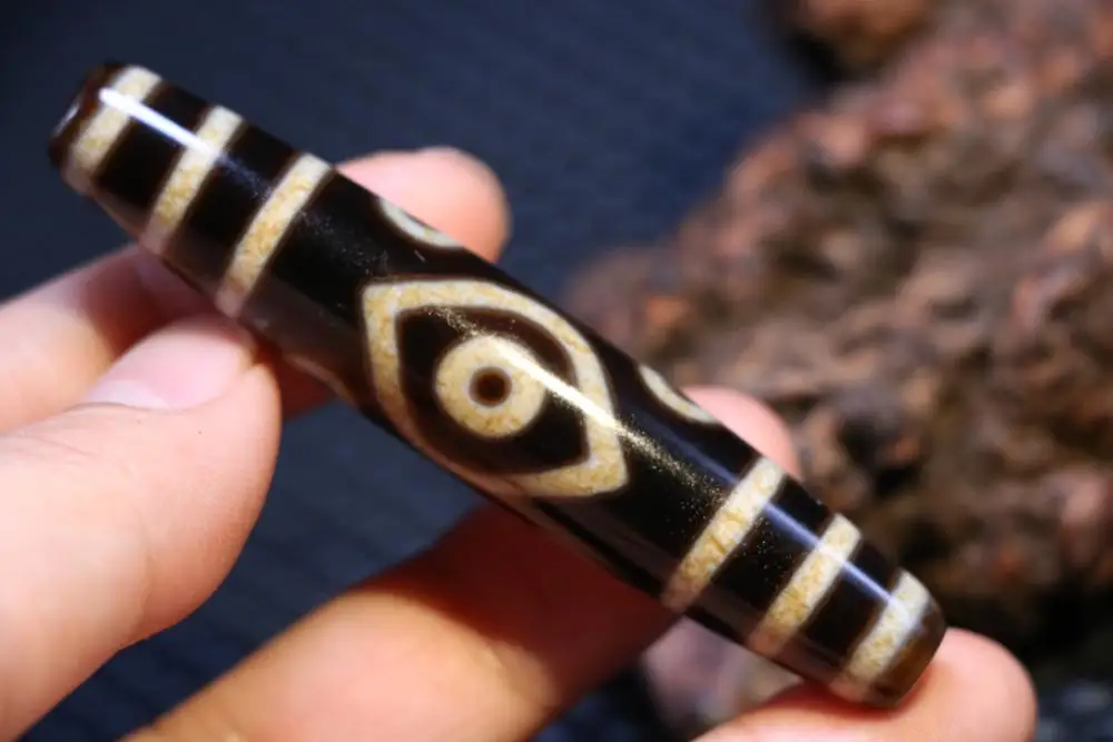 Талисман с большим сокровищем волшебная энергия тибетский старый агат тотем 6