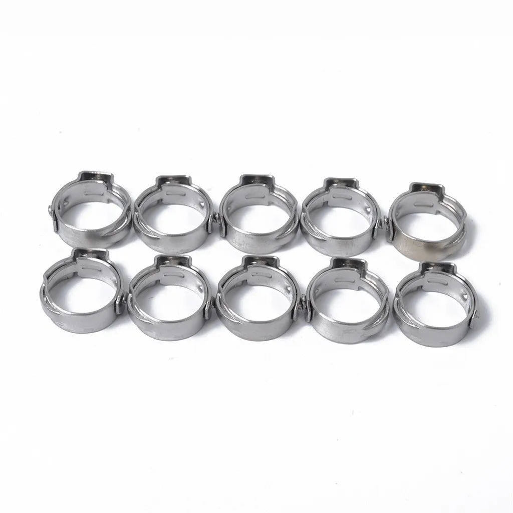 Одно ухо плюс из нержавеющей стали гидравлические хомуты для шланга O зажимы