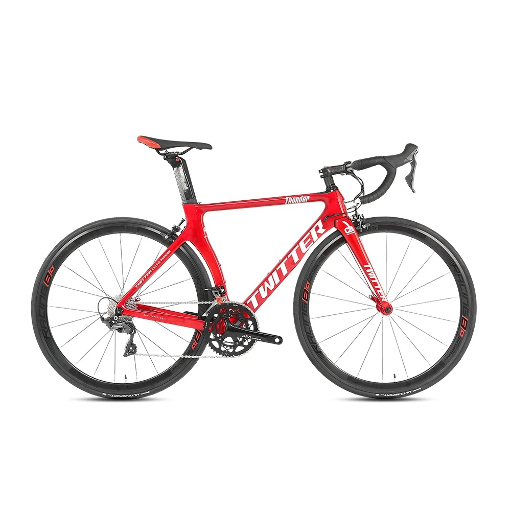 

TWITTER Thunder-C brake (main) RS-22S carbon wheel T800 carbon fiber frame road bicycle 50cm race road bike with 700C bicycles