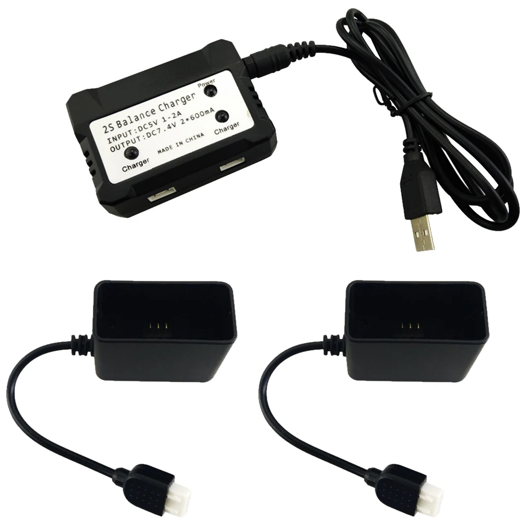 2в1 литиевая батарея зарядное устройство RC Дрон части для MJX B5W F20 Bugs 5W JJRC X5|Детали и
