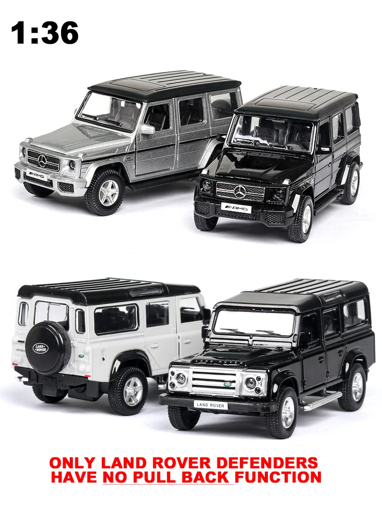 

1:36 Diecast Mini Alloy Car Model Lands Rover Range Rover Metal Toy Car Wheels Simulation Pull Back Car Collection Kids Gift #ZW