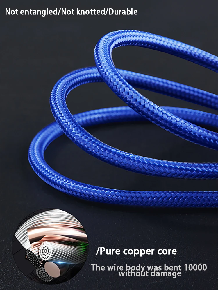 

Led Lighting Micro Usb Cable 3A Fast Charging Charger Microusb Cable, Suitable for Samsung Xiaomi Android Mobile Phone Cable 1m