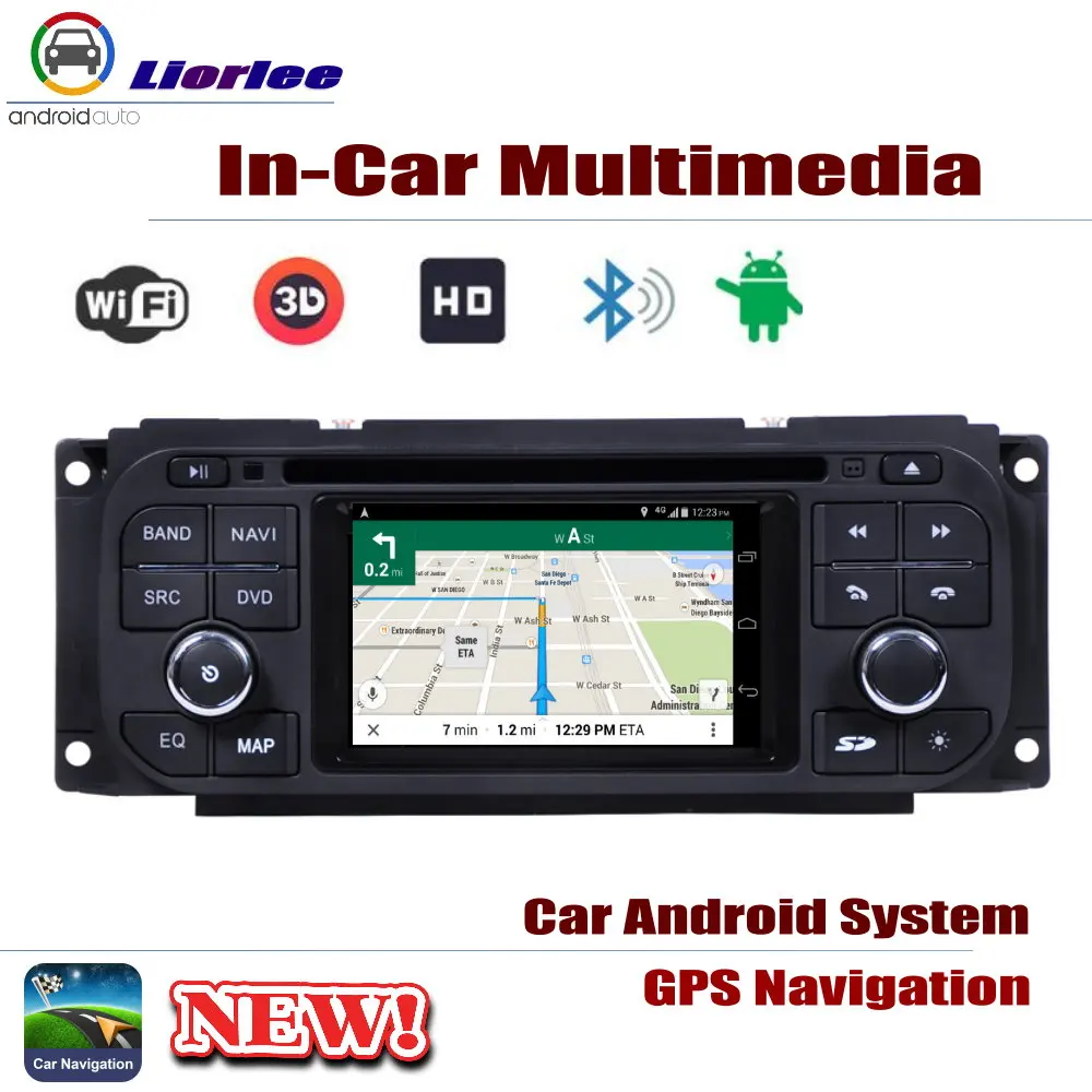 Для Dodge Ram Pickup 2002 2006 автомобильный Android плеер DVD GPS навигационная система HD экран