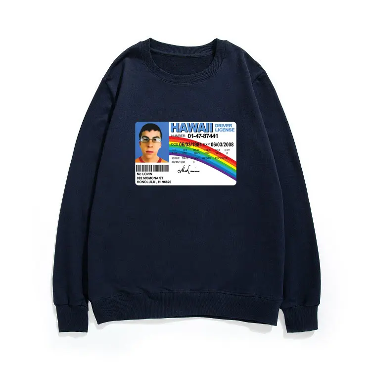 

Mclovin Sweatshirt Couples Casual Style Sweatshirts Men Women Fleece Cotton Fabric Pullover Oversized Loose Clothes for Teens
