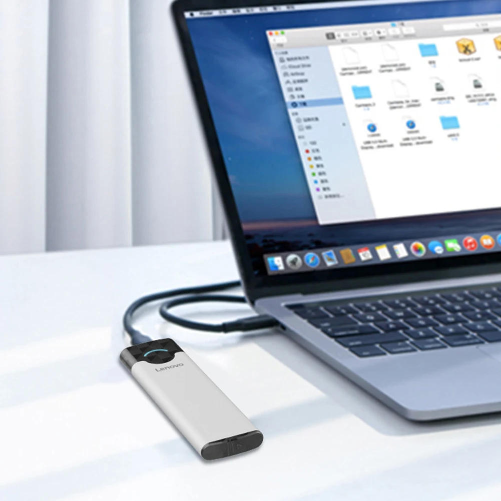 

Lenovo M-01/M-02 M2 SSD чехол SATA3.0 M.2 NGFF B Ключ к USB 3,1 Тип C твердотельный накопитель внешний адаптер SSD корпус без инструментов