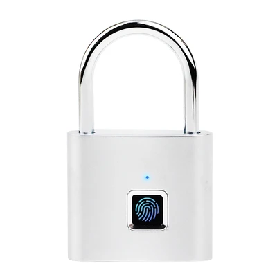 P5 White Xiaomi умный электронный замок с отпечатком пальца USB Перезаряжаемый дверной замок без ключа цинковый сплав металлический багажный отсек замок - Цвет: P5 White