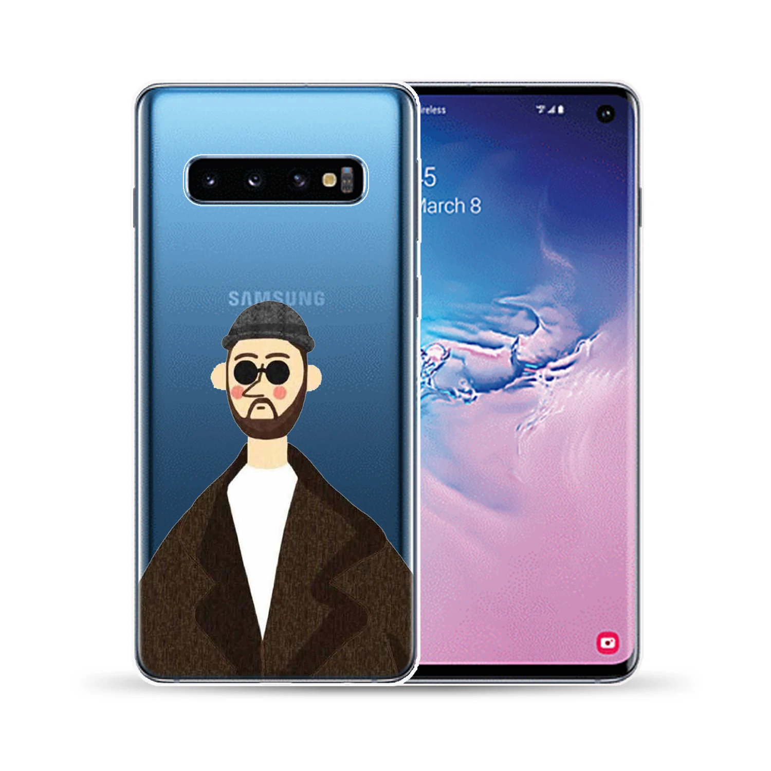 Фильм Леон и Матильда профессиональный убийца чехол для Samsung S8 S9 S10 S20 Plus Ultra 5G S10E S6