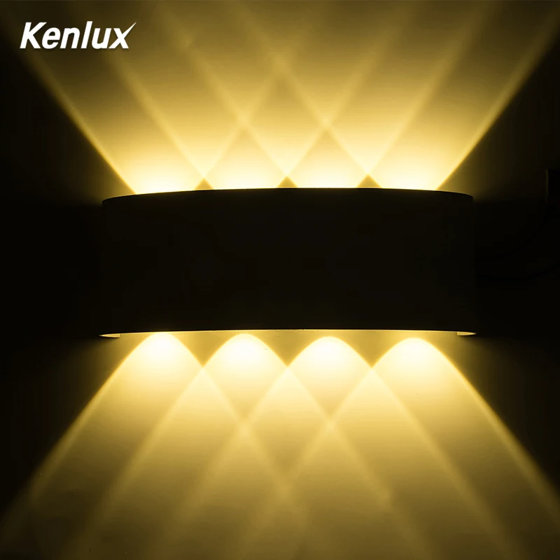 Триколор светодиодный настенный светильник s алюминиевый вверх и вниз ing